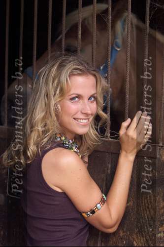 Gulpen 21 juli 2002
Vivian Reys 
met paard