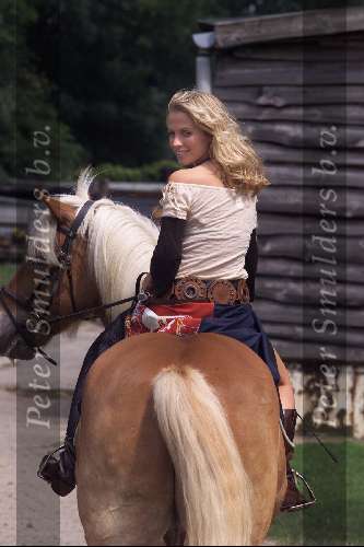 Gulpen 21 juli 2002
Vivian Reys 
met paard