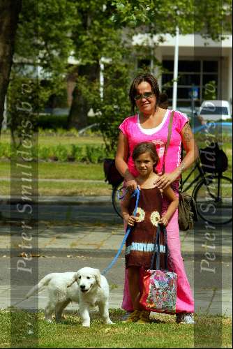 Amsterdam 27 juni 2003
Xandra brood met hond en lola
tatoeage
