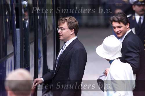 Utrecht 8 juli 2000
Trouwen  Prins Bernhard Jr en Annette Sekreve in domtoren in Utrecht.
Prins Friso