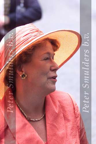 Utrecht 8 juli 2000
Trouwen  Prins Bernhard Jr en Annette Sekreve in domtoren in Utrecht.
Prinses Christina