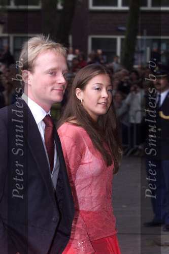 Utrecht 8 juli 2000
Trouwen  Prins Bernhard Jr en Annette Sekreve in domtoren in Utrecht.
Prinses Juliana en Prins Carlos