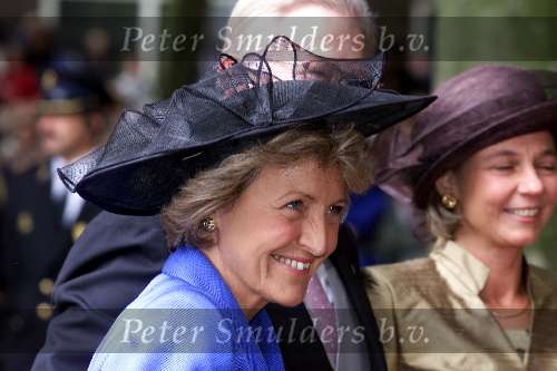 Utrecht 8 juli 2000
Trouwen  Prins Bernhard Jr en Annette Sekreve in domtoren in Utrecht.
prinses Margriet