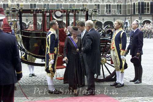 Den Haag 18 september 2001
Prinsjesdag 2001
Pieter v Volenhoven en prinses Margriet.