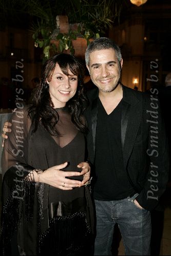 Scheveningen 2 juli 2004
Feestje Holland casino in het Kurhaus.
Trijntje Oosterhuis zwanger met Allessandro Safina