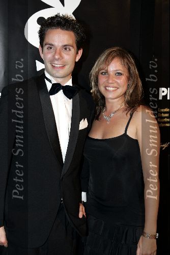 Amsterdam 17 juni 2004
Feestje Playboy in convention Center.
Amber Teterissa met vriend.