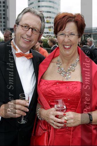 Amsterdam 27 juni 2004
Damdiner in de Heineken Music Hall.
Annemarie Jorritsma met man