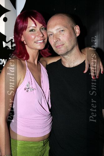 Amsterdam 17 juni 2004
Feestje Playboy in convention Center.
Cindy Pielstroom met vriend