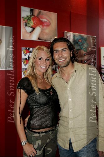 Amsterdam 6 juni 2004
Expositie  stip gallery in amsterdam.
Ellemieke Vermolen met vriend Ferenc Boltini
