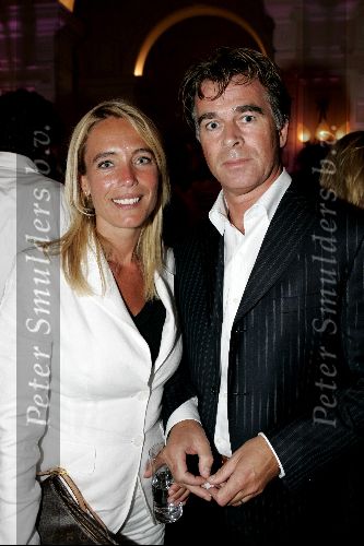 Amsterdam 11 juli 2004
Show van Wolford in het vAmstel hotel.  
Ghislaine Otto met Fred Reuter