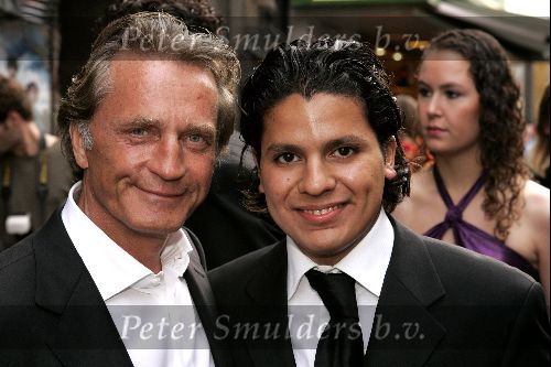 Amsterdam 1 juni 2004
Premiere Harry Potter in Tuschinski .
Hans Breukhoven met zoon Marvin Breukhoven