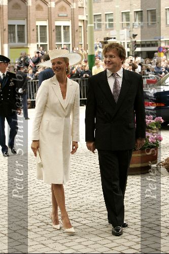 Den Haag 12 juni 2004
Doop Prinses Amalia in grote kerk Den Haag.
Mabel Wisse Smit en Prins Friso
Peter Smulders bv