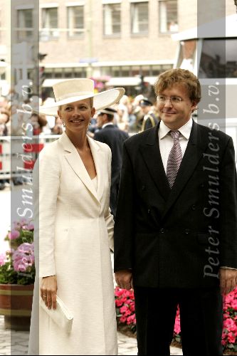 Den Haag 12 juni 2004
Doop Prinses Amalia in grote kerk Den Haag.
Mabel Wisse Smit en Prins Friso
Peter Smulders bv