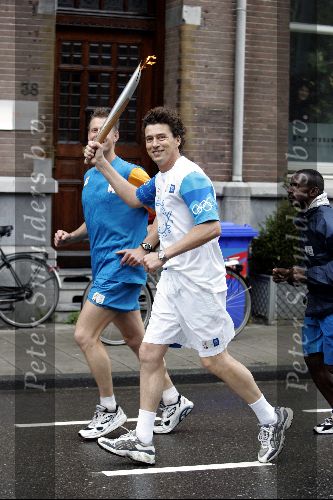 Amsterdam 23 juni 2004
Olympische fakkel in Amsterdam. 
Marc Klein Essink