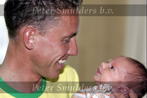 Kapellen 30 juni 2004
Mikai Boogerd met Michael Boogerd en Nerena Boogerd