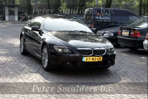 Amsterdam 8 juni 2004
Michael Reiziger met BMW 645 bij vertrek Nederlands 11 naar Portugal.