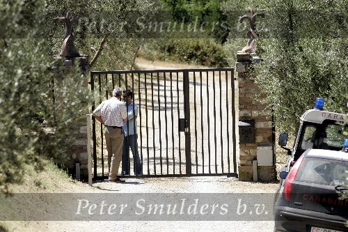 Tavernelle 9 juli 2004
Fotomoment op vakantie bij Prins Willem Alexander Maxima en prinses Amalia. 
Peter v d Vorst