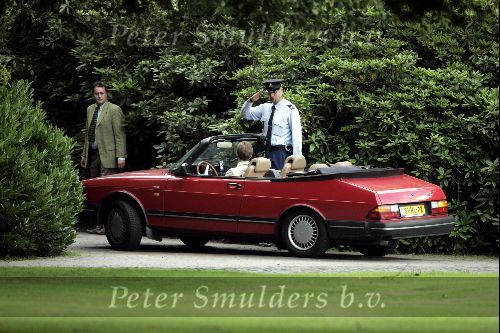 Soestdijk 29 juni 2004
93e Verjaardag Prins Bernhard op Soestdijk. 
Prins Jaime in Saab cabrio