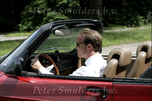 Soestdijk 29 juni 2004
93e Verjaardag Prins Bernhard op Soestdijk. 
Prins Jaime in saab cabrio