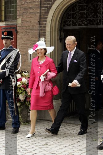 Den Haag 12 juni 2004
Doop Prinses Amalia in grote kerk Den Haag.
Prinses Margriet en Pieter v Vollenhoven