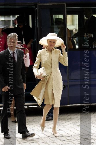 Den Haag 12 juni 2004
Doop Prinses Amalia in grote kerk Den Haag.
Prinses Mathilde en Prins Filip van Belgie