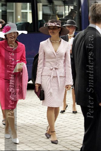 Den Haag 12 juni 2004
Doop Prinses Amalia in grote kerk Den Haag.
Prinses Victoria van Zweden Prinses Margriet