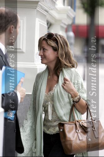 Amsterdam 17 juni 2004
Rebecca Loos na casting bij Kemna bij Amstel hotel