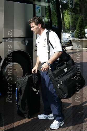 Amsterdam 8 juni 2004
Ronald Waterreus bij vertrek Nederlands elftal naar Portugal.