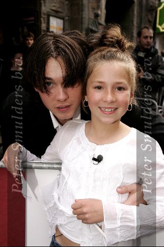 Amsterdam 1 juni 2004
Premiere Harry Potter in Tuschinski .
Stella v Schaick met Boris Idols