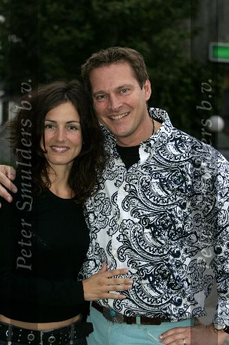 Kortenhoef 17 juni 2005
Afscheidsfeestje Boulevard bij de Zuwe.
Albert Verlinde en Daphne Bunskoek.