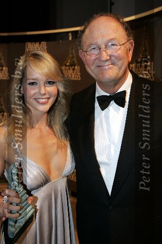 Rotterdam 6 juni 2005
Uitreiking Johnny Kraaykamp Musical awards in nieuwe  luxor.
Chantal janzen en Joop v d Ende