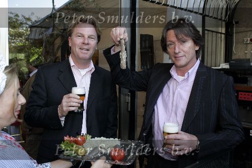Amsterdam 14 juni 2005
Haringparty bij hilton hotel.
Erik de Zwart en Marc Nanning