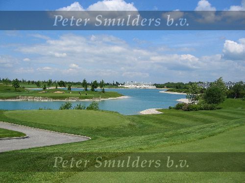 Baden bij Wenen 
Golfclub Fontana
Hole 17 met op achtergrond clubhuis.