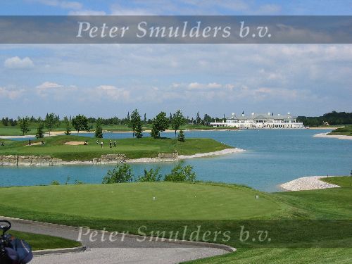 Baden bij Wenen 
Golfclub Fontana
Hole 17 met op achtergrond clubhuis.