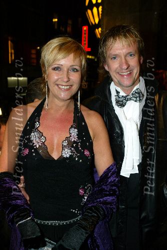 Amsterdam 15 december 2003
Premiere Lord of the Rings in Tuschinski.
Inge Ipenburg  met Bas Groeneweg