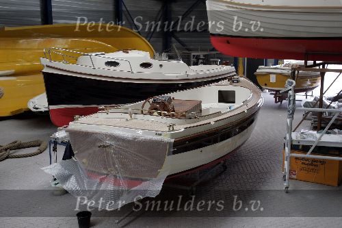 Zwartsluis 29 april 2005
Bouw interboat 22 classic sloep bij scheepswerf interboat.