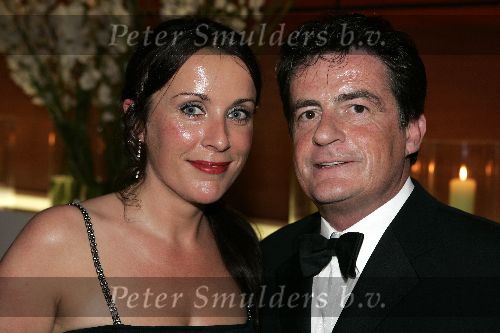 Rotterdam 6 juni 2005
Uitreiking Johnny Kraaykamp Musical awards in nieuwe  luxor.
Johnny Kraaykamp jr met zijn ex Annick Boer