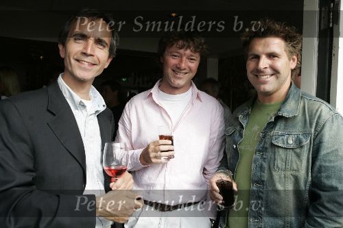Bloemendaal 1 juni 2005
Haringparty radio noordzee.
Leo de Later en Toine v Peperstraten en Frits Sissing