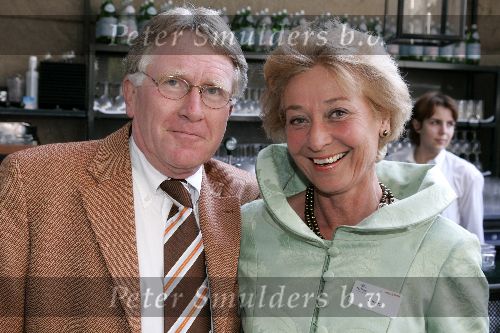 Amsterdam 14 juni 2005
Haringparty bij hilton hotel.
Lisette Hordijk met man