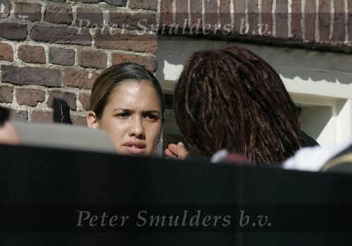 Amsterdam 14 juni 2005
Patty brard  met haar dochter Priscilla ( en vriendje ? ) 
op terras bij Werck.