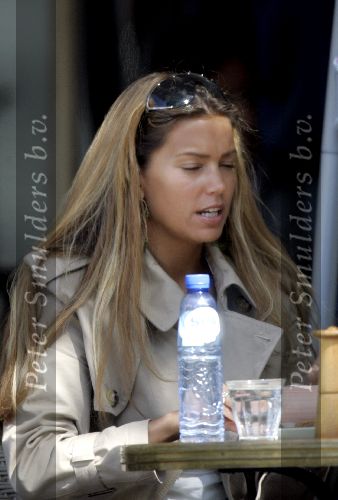Amsterdam 31 mei 2005
Silvie Meis op terras bij joffers met Dani Bles