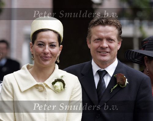 Heemskerk 10 juni 2005
Trouwen Sylvie Meis en Rafael v d Vaart
Soren Lerby met zijn vrouw Arlette