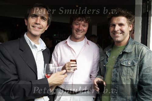 Bloemendaal 1 juni 2005
Haringparty radio noordzee.
Leo de Later en Toine v Peperstraten en Frits Sissing