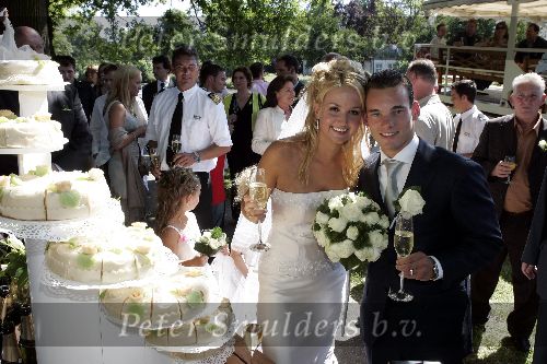 Maarssen 18 juni 2005
Wesley Sneijder en Ramona Streekstra trouwen .