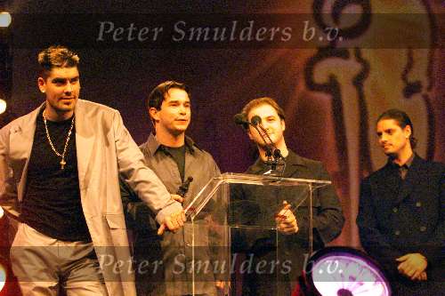 04 Maart 1999
Boyzone, winnaar publieksprijs Single van het jaar 1999