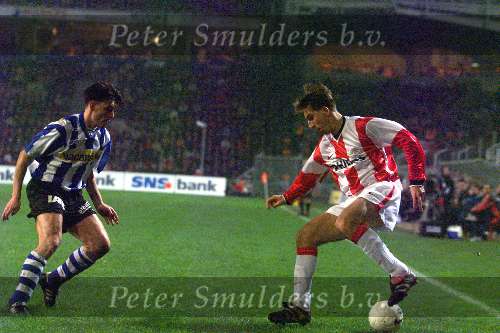 Amsterdam 9 Maart 1999
EVV-PSV 0-5
Iwan in duel met John Laponder