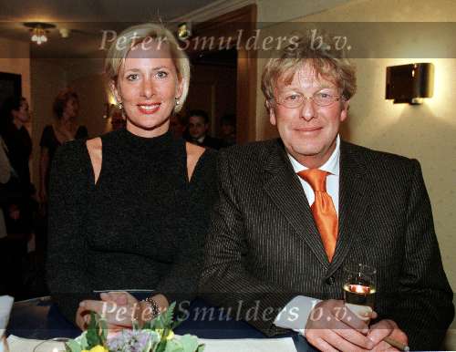 Amsterdam 14 Maart 1999
Jan des Bouvries met Monique des Bouvrie bij de modeshow van Mart Visser