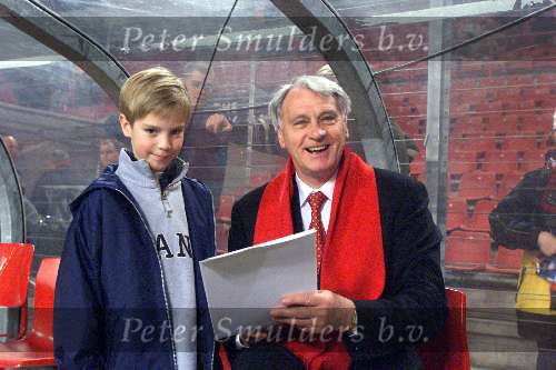 Eindhoven 13 Maart 1999
Junior Smulders met Bobby Robson