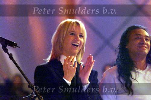 Hilversum 14 Maart 1999
Linda de Mol na afloop Nat. Songfestival 1999