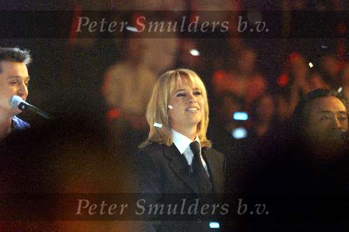 Hilversum 14 Maart 1999
Linda de Mol na afloop Nat. Songfestival 1999